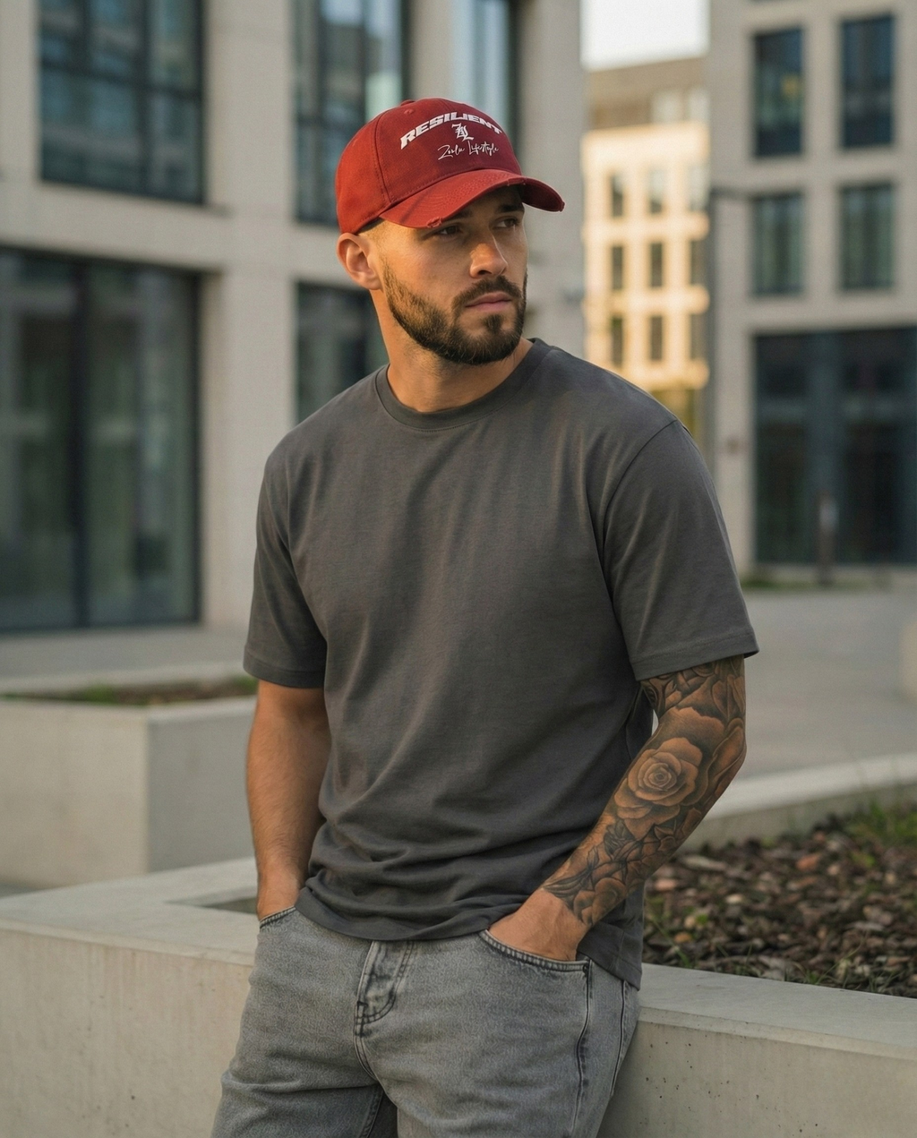 RESILIENT BASEBALL CAP | RED