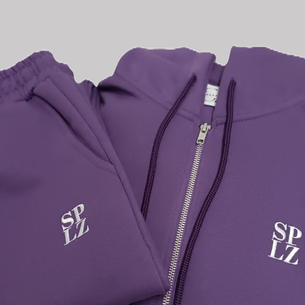 Men Velvet Twilight Zip Hoodie - Speechlez Clothing