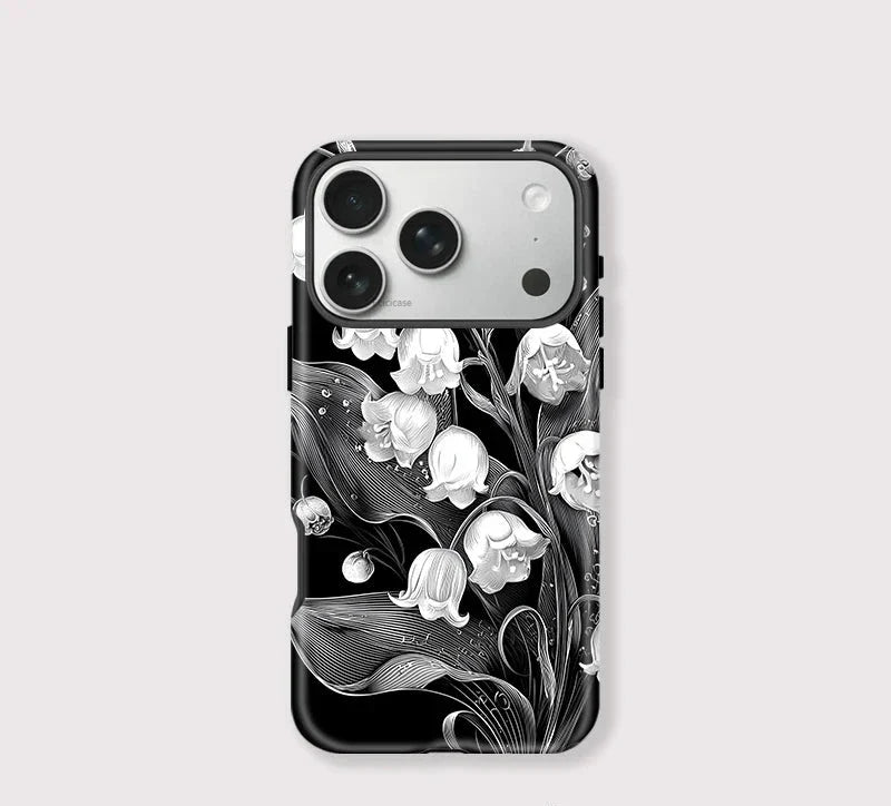 Rhode Flower For Magsafe Wireless Charge Phone Case Plus Double - layer Cover - SPEECHLEZ