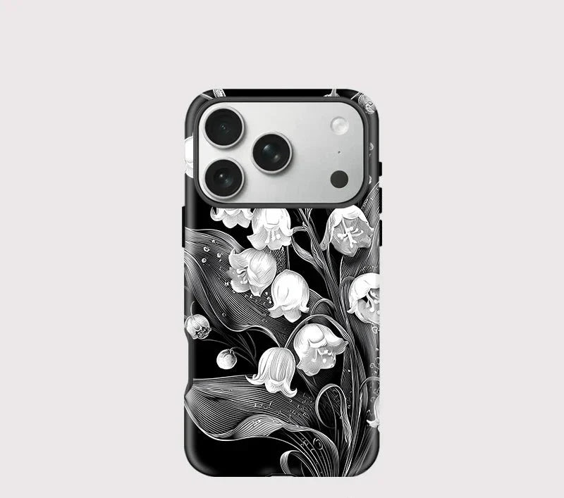 Rhode Flower For Magsafe Wireless Charge Phone Case Plus Double - layer Cover - SPEECHLEZ