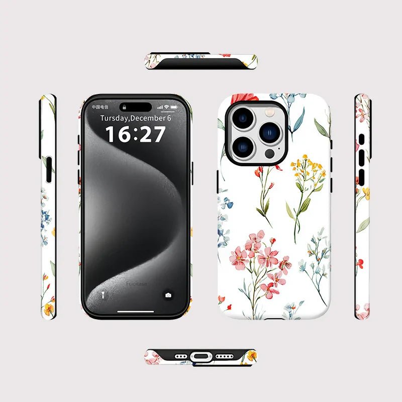 Rhode Matte Acrylic Flower Phone Case - SPEECHLEZ