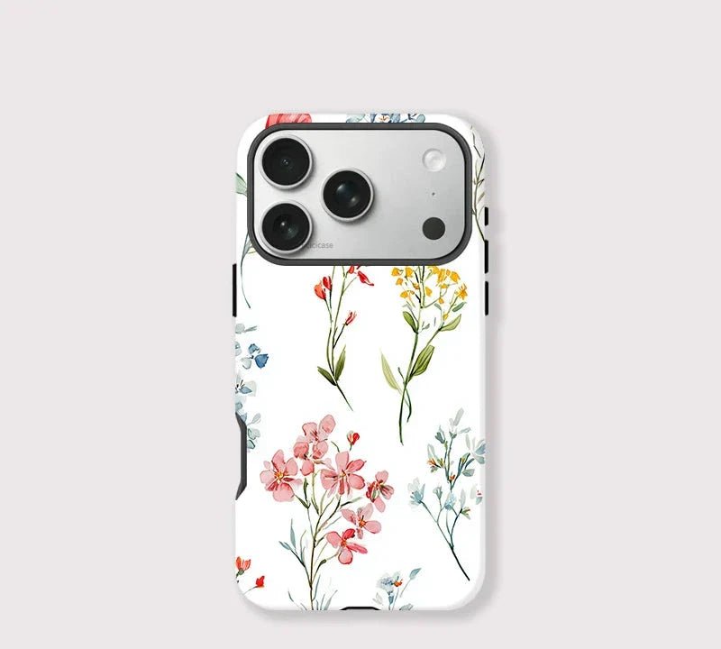 Rhode Matte Acrylic Flower Phone Case - SPEECHLEZ