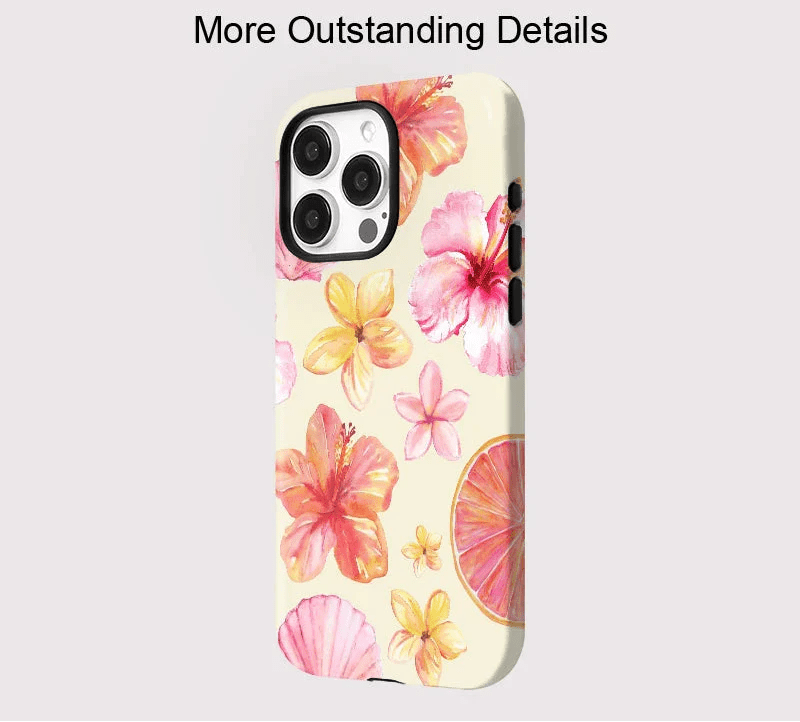 Rhode Phone Case Flower Pattern - SPEECHLEZ
