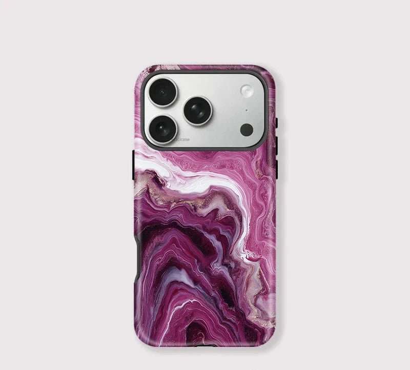 Rhode Phone Case Purple Marble - SPEECHLEZ