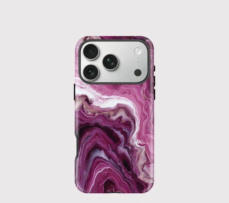 Rhode Phone Case Purple Marble - SPEECHLEZ