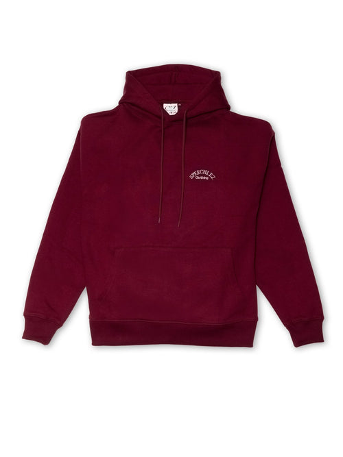 Women Red Wanderlust Hoodie - Speechlez Clothing