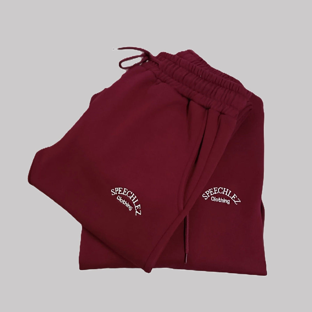 Women Red Wanderlust Sweatpants - Speechlez Clothing