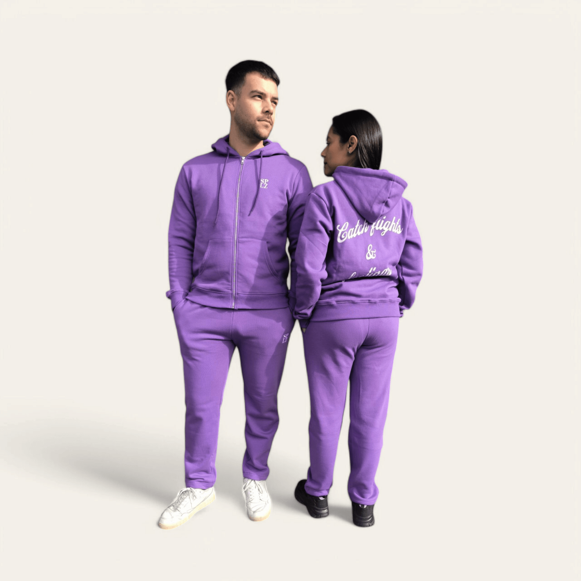 Women Velvet Twilight Zip Hoodie - Speechlez Clothing