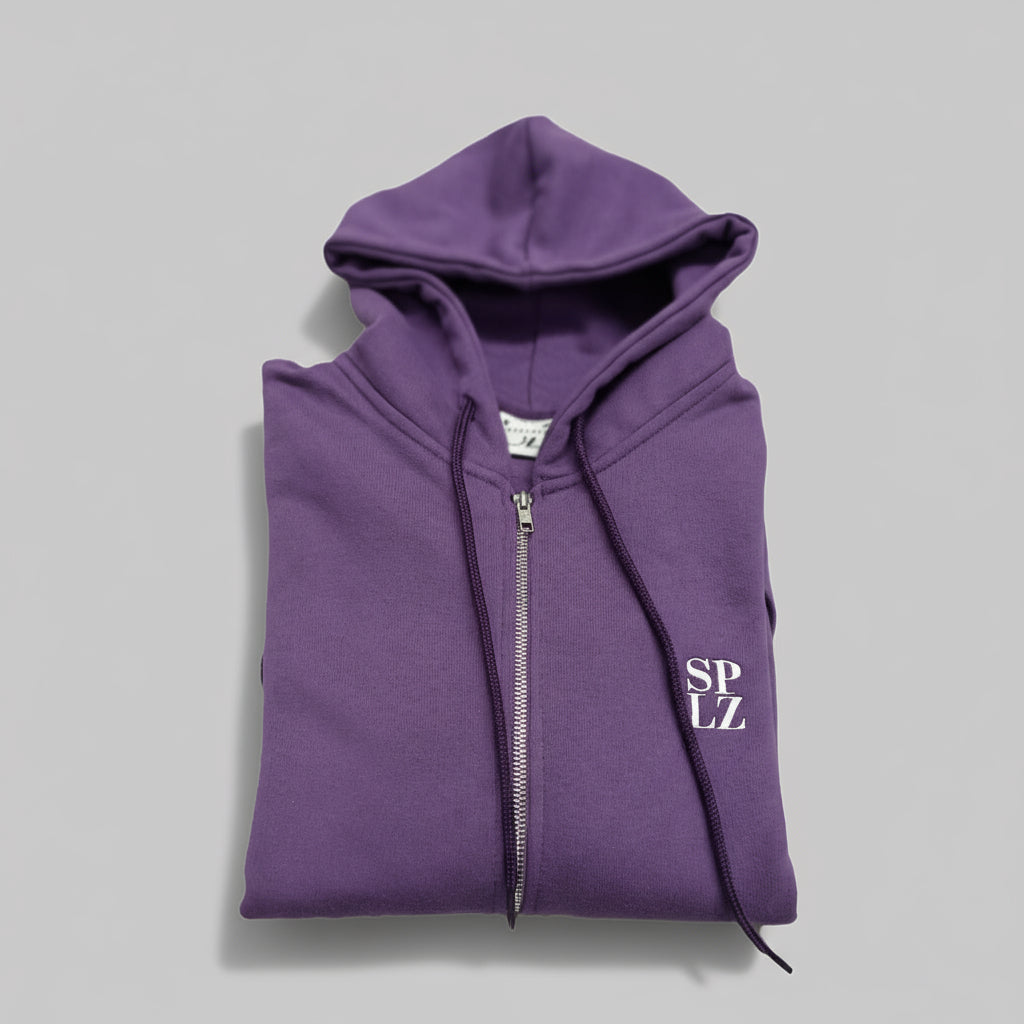 Women Velvet Twilight Zip Hoodie - Speechlez Clothing